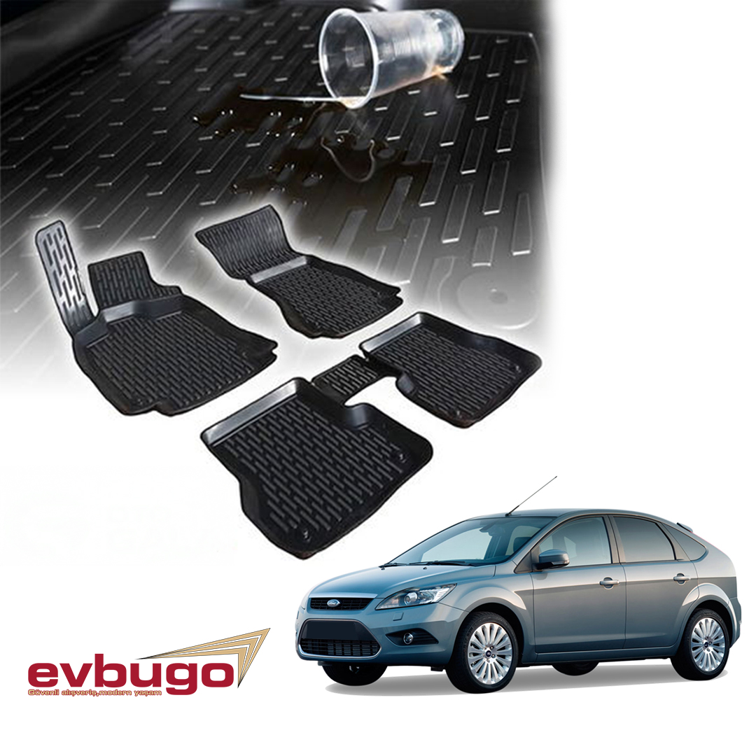 3D PASPAS SİYAH FORD FOCUS 2 2005-2011